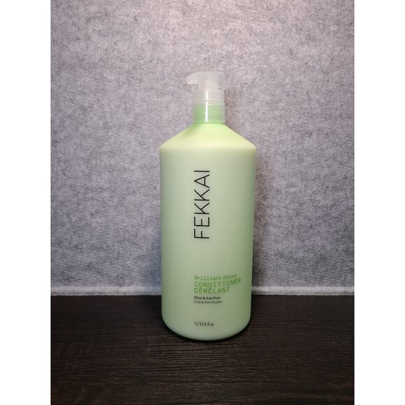 NEW FEKKAI Brilliant Gloss Conditioner 1 Liter Bottle with Pump - Unopened - Picture 1 of 4